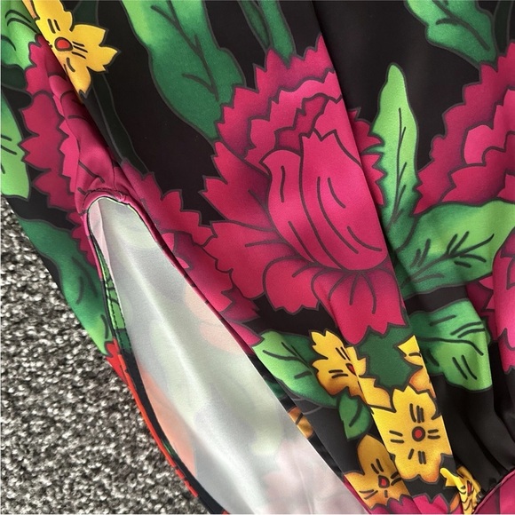 Flora Bea NYC floral maxi cocktail Dress - Picture 13 of 16